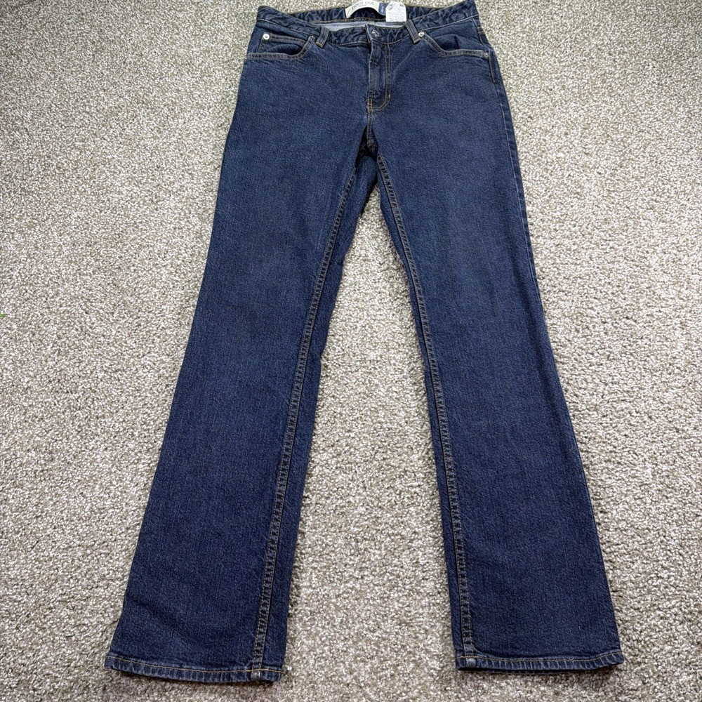 Women's Vintage Gap Sz 8 Bootcut Stretch Dark Wash Jeans 30/30 USA Made 90s